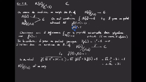 B. Calmès - L3 Math - Corps et théorie de Galois - Cours 2