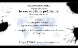 La corruption politique-Session 1-2