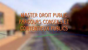Le master Droit Public Parcours Conseils et contentieux publics