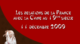 Les relations de la France avec la Chine au 19ème Siècle