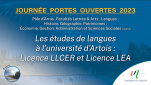 JPO 2023-Les études de langues:LLCER et LEA