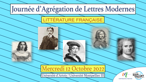 Journée d'Agrégation de Lettres Modernes 2022/2023