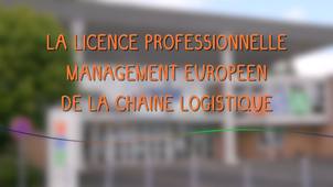 La licence professionnelle Management européen de la chaîne logistique