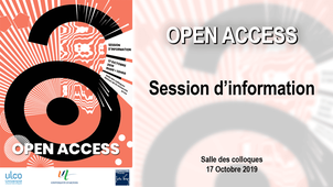 Session d'information Open Access