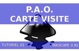 PAO - Créer une carte de visite avec Inkscape