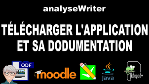 Télécharger analyseWriter et sa documentation