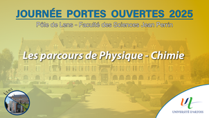 JPO 2025 - Les parcours de Physique - Chimie