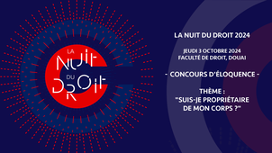 Concours d'éloquence -Nuit du droit 2024-