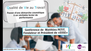 Conference sur la Qualite de Vie au Travail