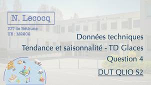 N. Lecocq - DUT QLIO S2 - Données techniques - Tendance et saisonnalité - TD Glaces - Question 4