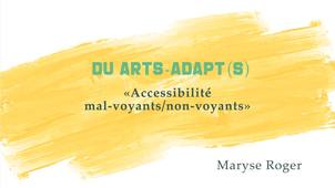 DU Arts-Adapt(s) - 22/01/24 - Maryse Roger