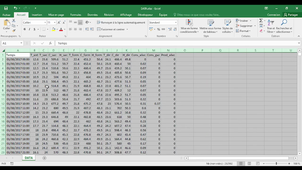 Mise en page initiale fichier données excel