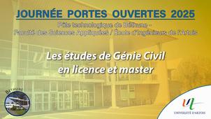 JPO 2025 - Les études de Génie Civil en licence et master