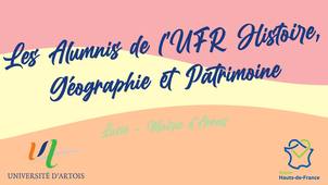 Les Alumnis de l'UFR d'Histoire, Géographie et Patrimoine : Lucie - Mairie d'Arras