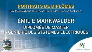 Génie Electrique - Portraits de diplômés (Emilie Markwalder)