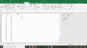 Utilitaire d'analyse Excel Statistiques descriptives