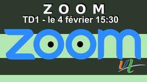 Zoom TD4 - PAO présentation travail à faire