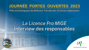 La Licence Pro MIGE - Interview des responsables