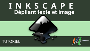 Inkscape -  Définir une découpe, encadrer le texte