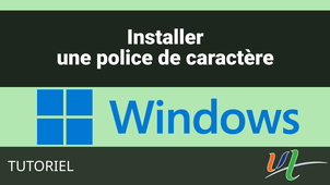 Installer une police de caractère