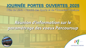 JPO 2025 - Réunion d'information sur le paramétrage des voeux Parcoursup