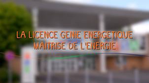 La licence 3 Génie Energétique, Maitrise de l'Energie (GEME)