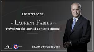 Conférence Laurent Fabius