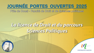 JPO 2025 - La licence de Droit et du parcours Sciences Politiques