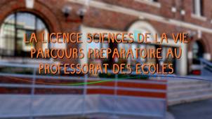 Licence Sciences de la Vie - Parcours Préparatoire au Professorat des Ecoles (3PE)