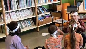 Présentation d'un atelier sur des oeuvres japonaises