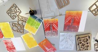 Atelier de médiation artistique dans un centre de rééducation