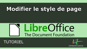 Modifier style de page avec LibreOffice Writer