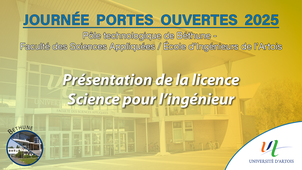 JPO 2025 - Licence sciences de l'ingenieur