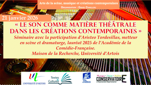 Le son comme matière théâtrale dans les créations contemporaines