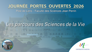 JPO 2026 - Les parcours des Sciences de la Vie