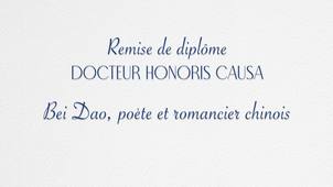 Honoris Causa - Bei Dao