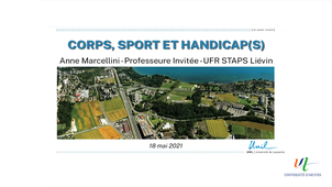Anne Marcellini - Corps, sport et handicap(s)