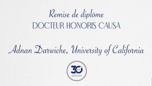 Honoris Causa - Adnan Darwiche