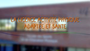 La licence Activité physique adaptée et santé (APAS)