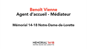 Métier de médiateur au Mémorial 14/18