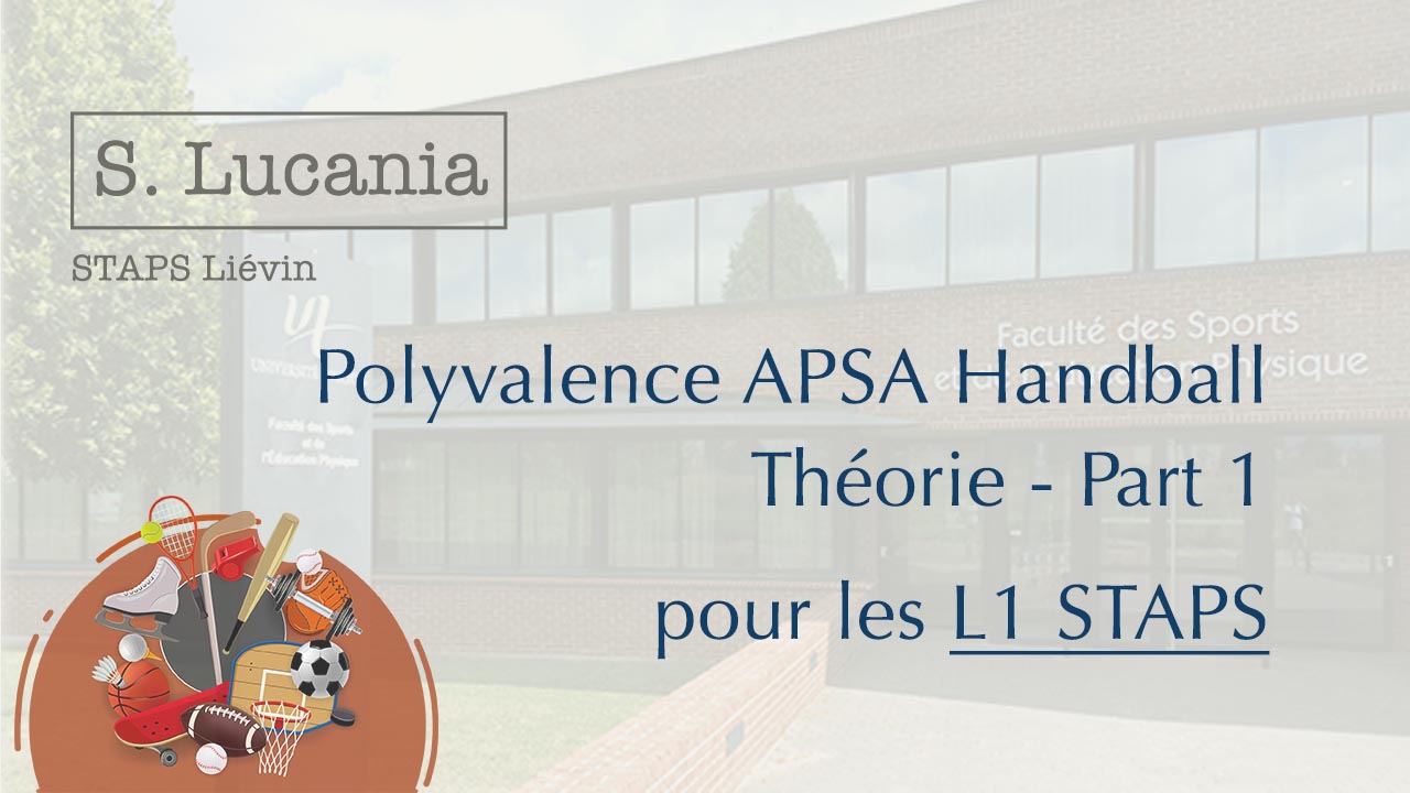 ArtoisTV - Cours en ligne - LIÉVIN - STAPS - S. Lucania - L1 Staps